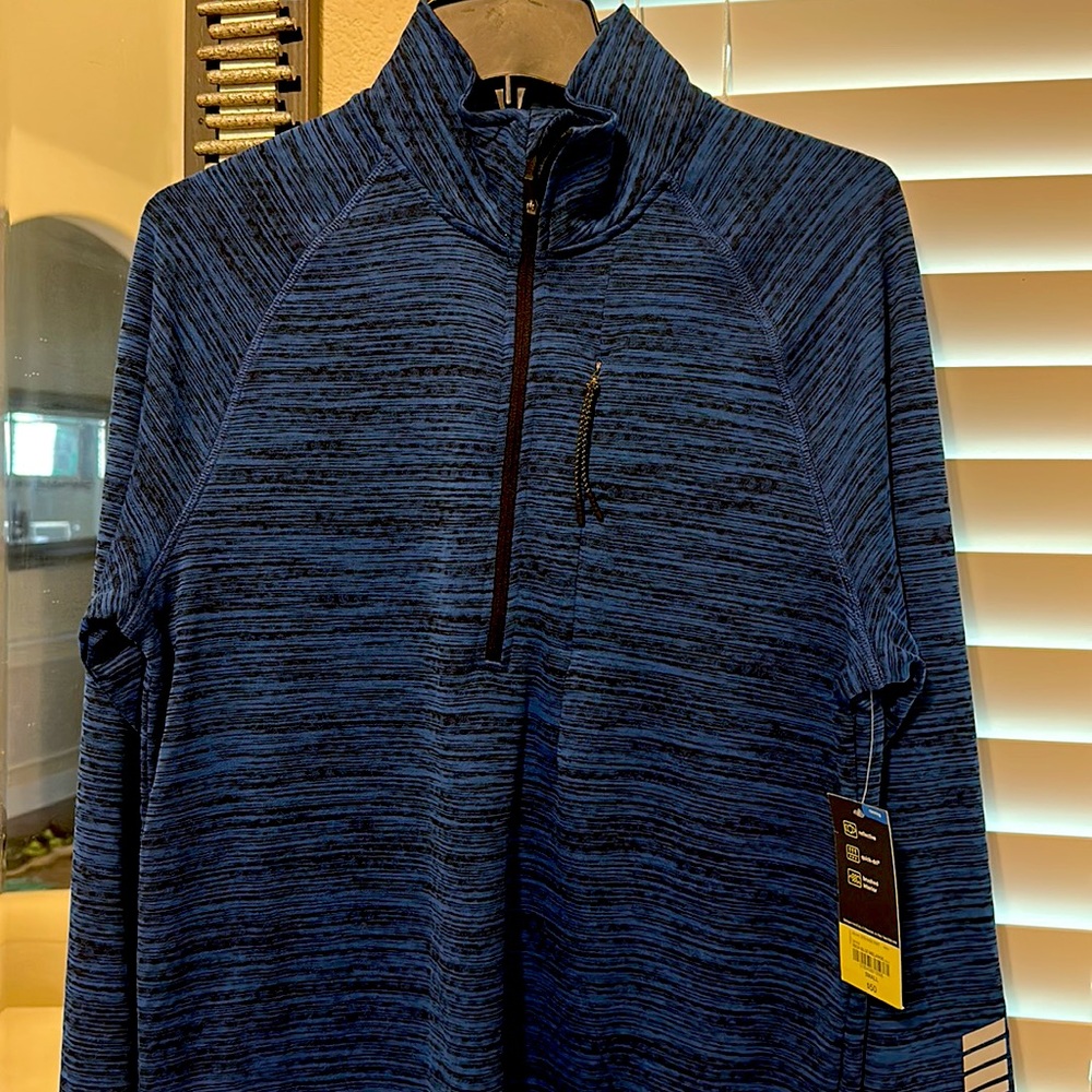 Blue athletic quick-dri sweatshirt, brand new